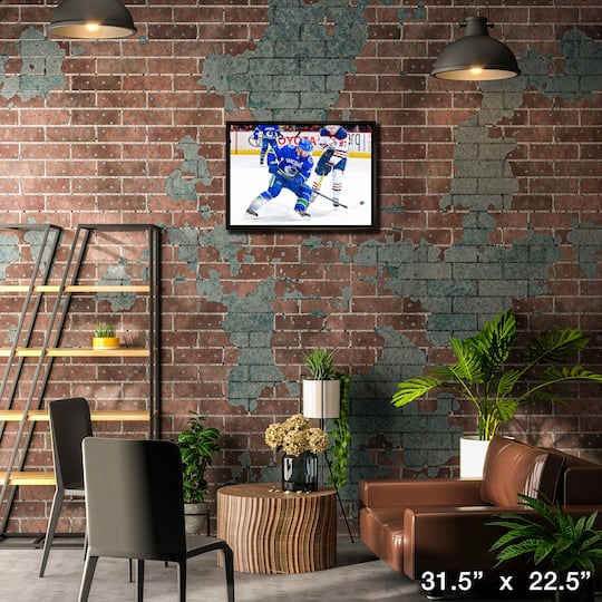 Henrik Sedin 20" x 29" Framed Canvas Vancouver Canucks 31.5" x 22.5"